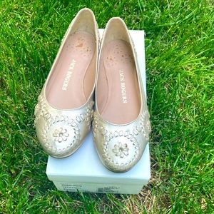 Jack Rodgers platinum flats size 7.5